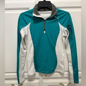 Sugoi Hotshot Long Sleeve Cycling Jersey White 1/4 Zip Women’s Size Medium